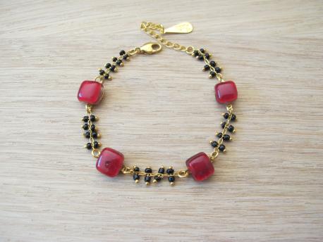 bracelet-charlie-or-rouge-pourpre