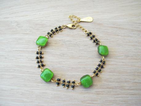 bracelet-charlie-or-vert-printanier